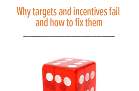 GAMED Why targets and incentives fail and how to fix them